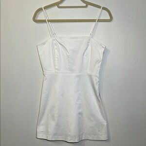 GREY LAB White Spaghetti Strap Dress NWT
